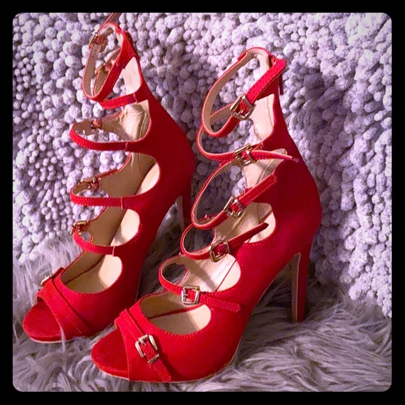 unique red heels